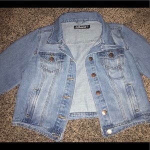 Blue Jean Jacket With Metal Buttons